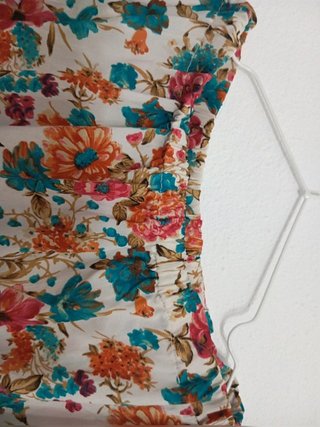Falda Larga Floral Boho Chic con Volantes...