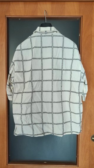 Camicia Zara a quadri bianca e nera