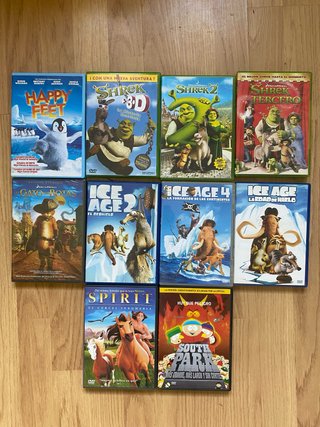 Lote DVDs Dibujos Animados Varios