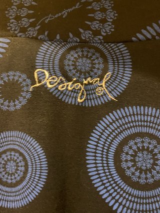 Falda Desigual Negra y Azul