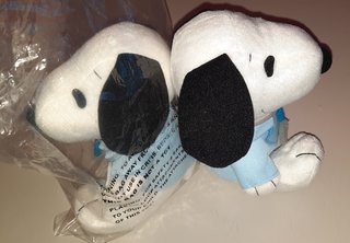 Raro Peluche Vintage Snoopy - Seduto - Circa 18 cm