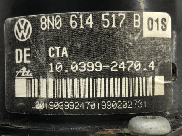 ABS Audi TT 8N0614517B 10039924704 8N0907379D