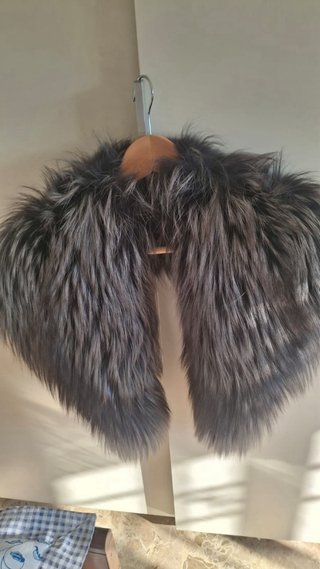 Cuello piel de zorro vintage Gianfranco Ferre