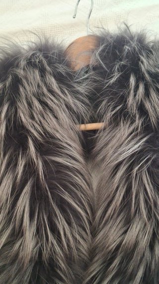 Cuello piel de zorro vintage Gianfranco Ferre