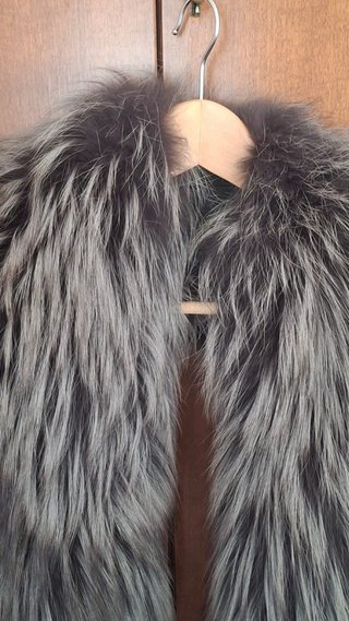 Cuello piel de zorro vintage Gianfranco Ferre