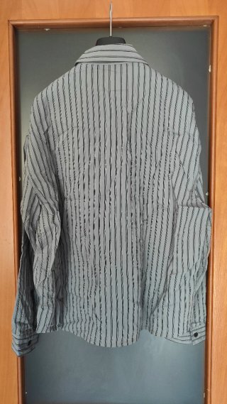 Camicia Zara a righe grigie e nere