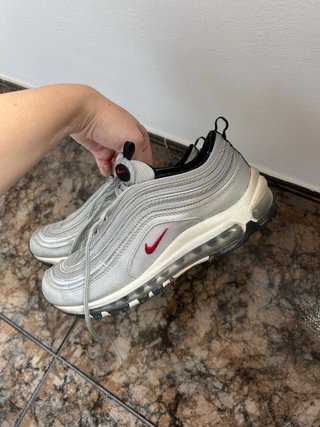 Zapatillas Nike Air Max 97 Plata y Rojo