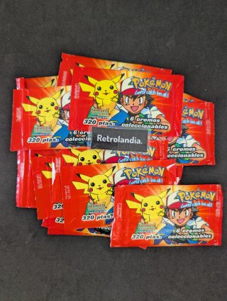20 Sobres Pokémon Cromos Santizo Editores VACÍOS