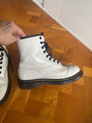 Botas Dr. Martens Blancas Talla 38