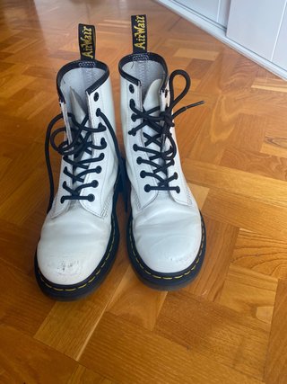Botas Dr. Martens Blancas Talla 38