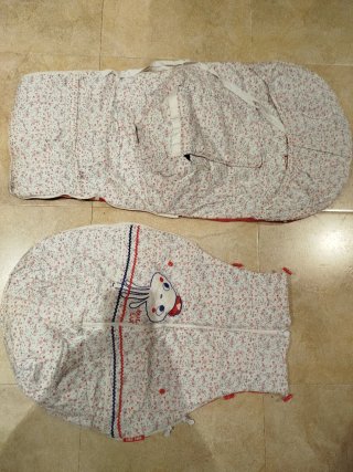 Saco para silla de paseo floral
