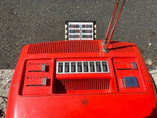TV Radio Vintage CGE Anni '70 Rossa