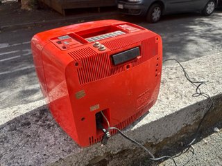 TV Radio Vintage CGE Anni '70 Rossa