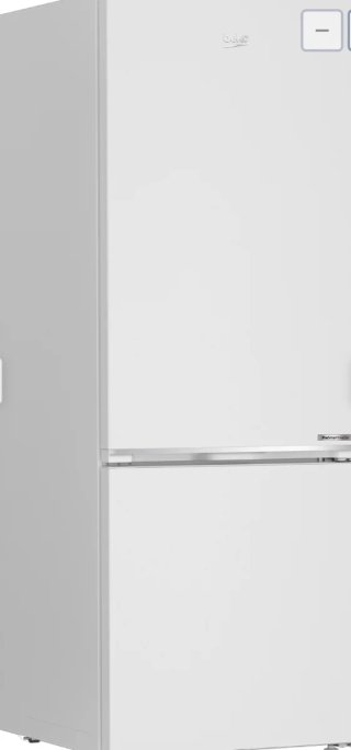 Frigorífico blanco No Frost de bajo consumo.