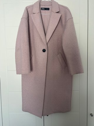 Abrigo Zara rosa talla M