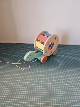 Tartaruga Giocattolo Puzzle Legno
