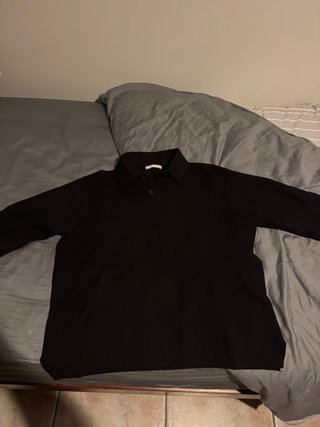Jersey Zara manga larga negro
