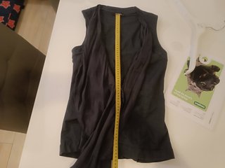 Gilet Noshua nero gotico vittoriano M
