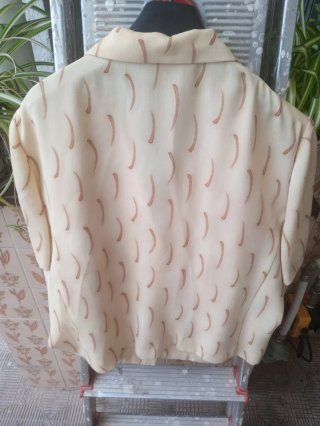Falda y Blusa Alma Ducal Beige/Marrón