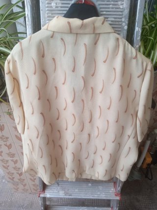 Falda y Blusa Alma Ducal Beige/Marrón