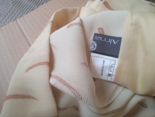 Falda y Blusa Alma Ducal Beige/Marrón