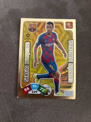 Cromo Sergio Busquets Edición Limitada 2019
