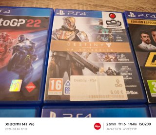 Lote 5 Giochi PS4: PES 2017, F1 2017, MotoGP 22...