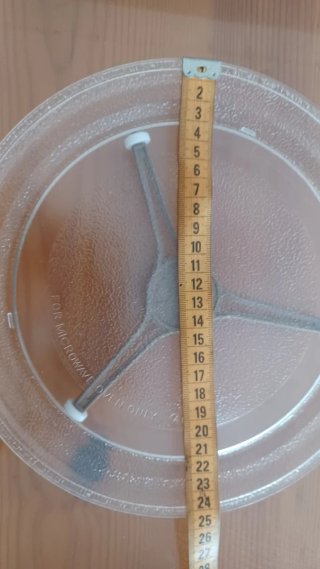 Plato de microondas de cristal