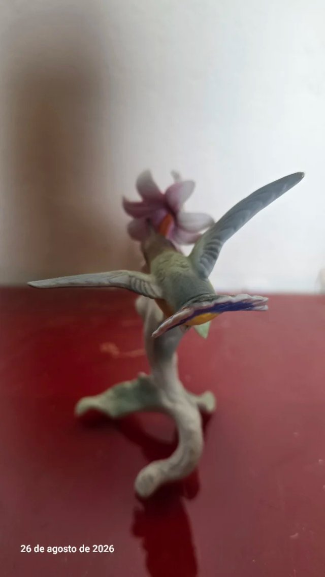 Figura Colibrí Porcelana Alemana Kaiser