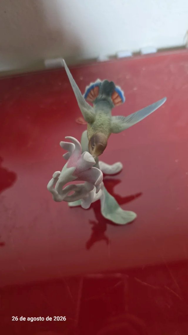 Figura Colibrí Porcelana Alemana Kaiser