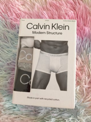 3 Calzoncillos Calvin Klein Algodón Talla S