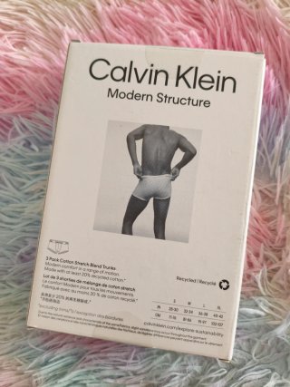 3 Calzoncillos Calvin Klein Algodón Talla S