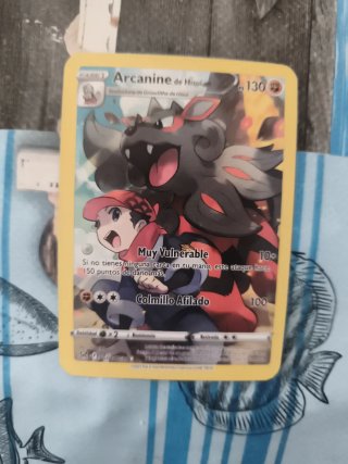 Carta Pokémon Arcanine de Hisui 130 PV