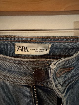 Calças de Ganga Zara Wide Leg