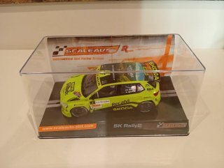 Scalextric. Scaleauto. Skoda Rally2. Cohete Suárez