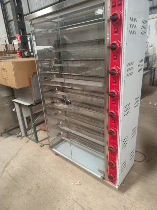 ASADOR DE POLLOS 9 ESPADAS MIRA MI PERFIL