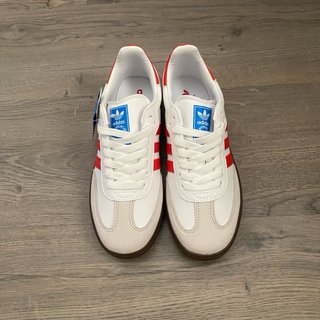 Adidas Samba OG Blancas y Rojas Talla 39