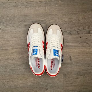 Adidas Samba OG Blancas y Rojas Talla 39