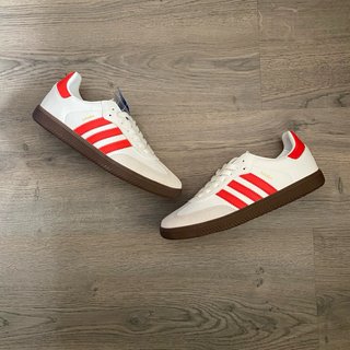 Adidas Samba OG Blancas y Rojas Talla 39