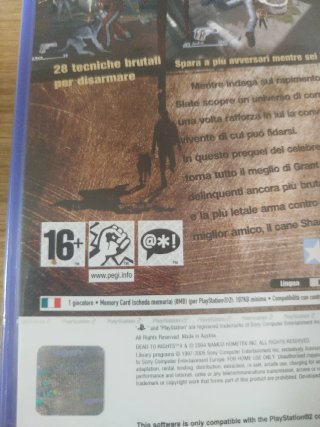 Dead to Rights 2 PS2 PAL ITA Sigillato