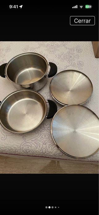 Set 2 Ollas Acero Inoxidable Barazzoni de 24cm