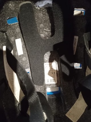 Casco protector infantil azul