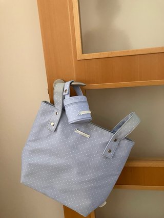 Bolso de carrito de bebé a juego con guardachupete