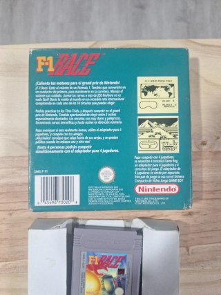 F1 Race Game Boy Nintendo Caja y Manual