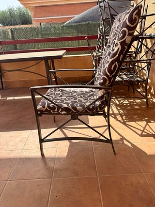 Conjunto Mesa + 6 Sillones Jardín