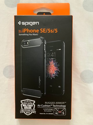FUNDA NUEVA SPIGEN PARA IPHONE SE, 5 Y 5S