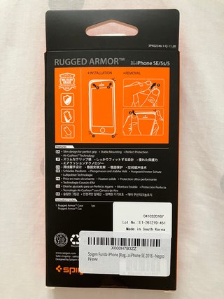 FUNDA NUEVA SPIGEN PARA IPHONE SE, 5 Y 5S