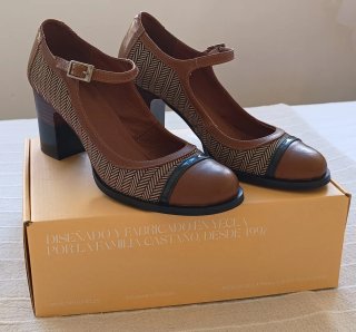 Zapatos Nemonic Marrones Talla 37