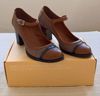 Zapatos Nemonic Marrones Talla 37