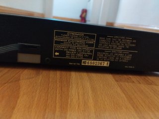 Sintonizador Radio Pioneer PL-X77Z Negro
